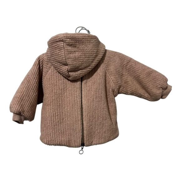 1 + IN THE FAMILY Rose Arcalis Jacket Pink Girls Size 12 Months Back Zipper - Picture 3 of 6